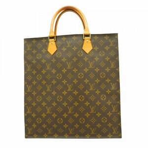 Louis Vuitton Tote Bag Monogram Sac Plat Brown